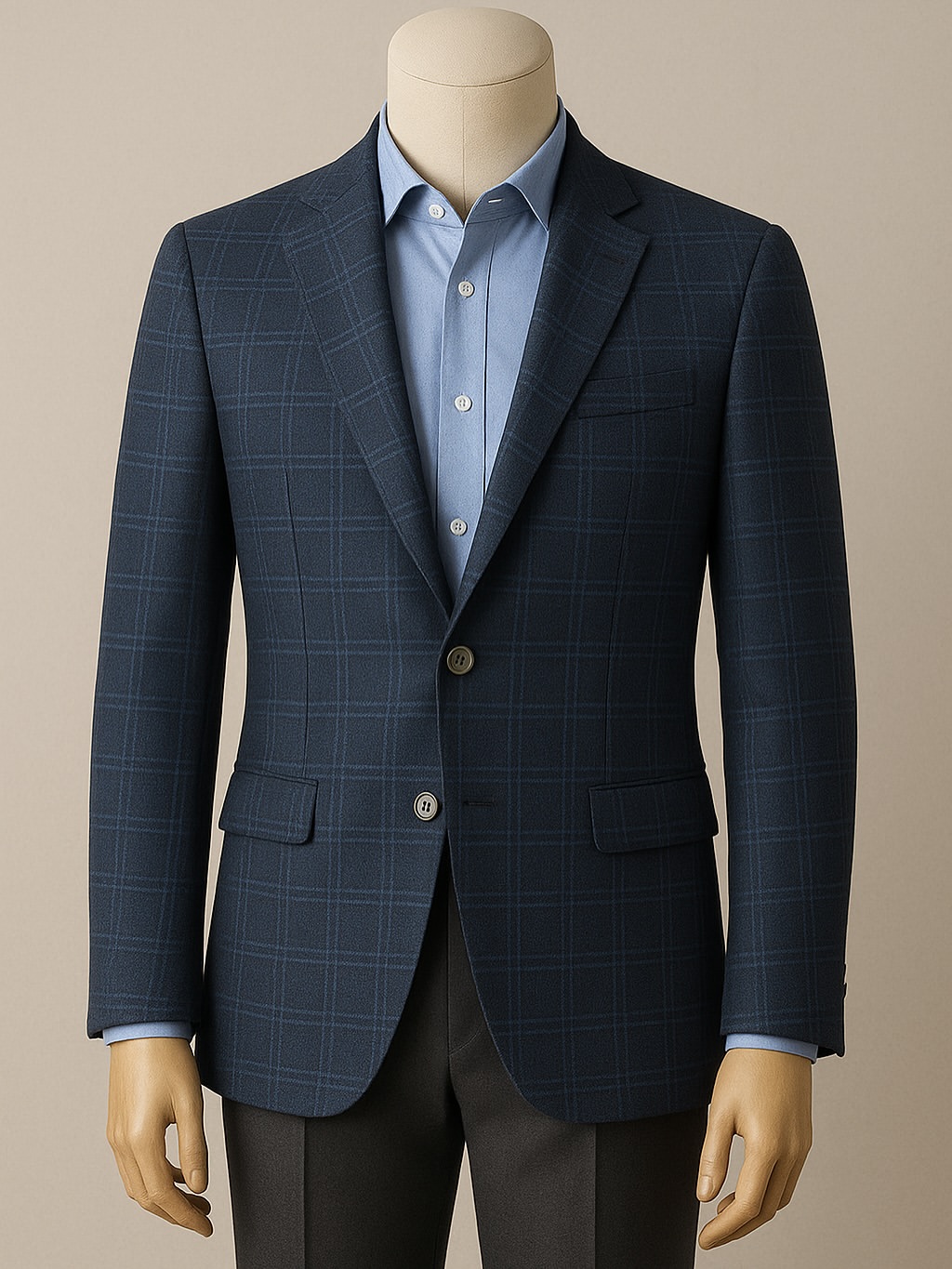 کت تک مردانه فاستونی اسپرتی چهارخانه