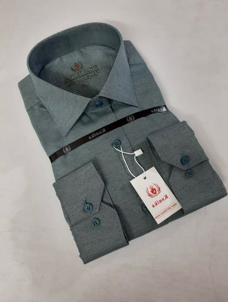 پیراهن مردانه فلورا نخ پنبه دوخت صنعتی مدل کلاسیک