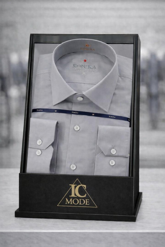 پیراهن فلورا نخ پنبه رنگ نقره ای