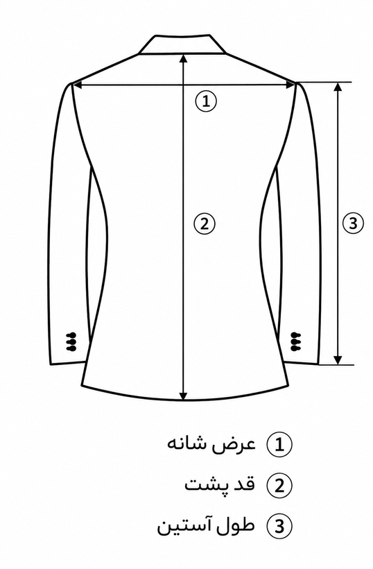 کت و شلوار مردانه تسلا سینگل برست حرفه ای با جلیقه دوخت تمام صنعتی مشکی الگوی ایتالیایی